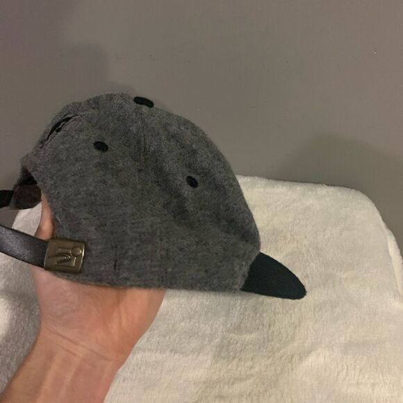 Sports Specialties Script Wool Acrylic Los Angeles Lakers Cap Hat Vintage Gray - Picture 7 of 7